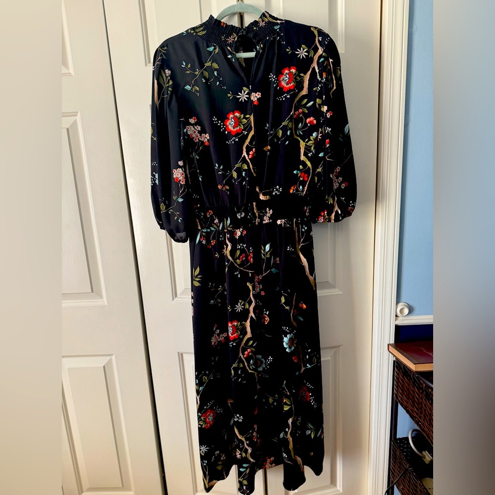 LADIES NANETTE LEPORE BLACK PRINT SIZE 10 Dress